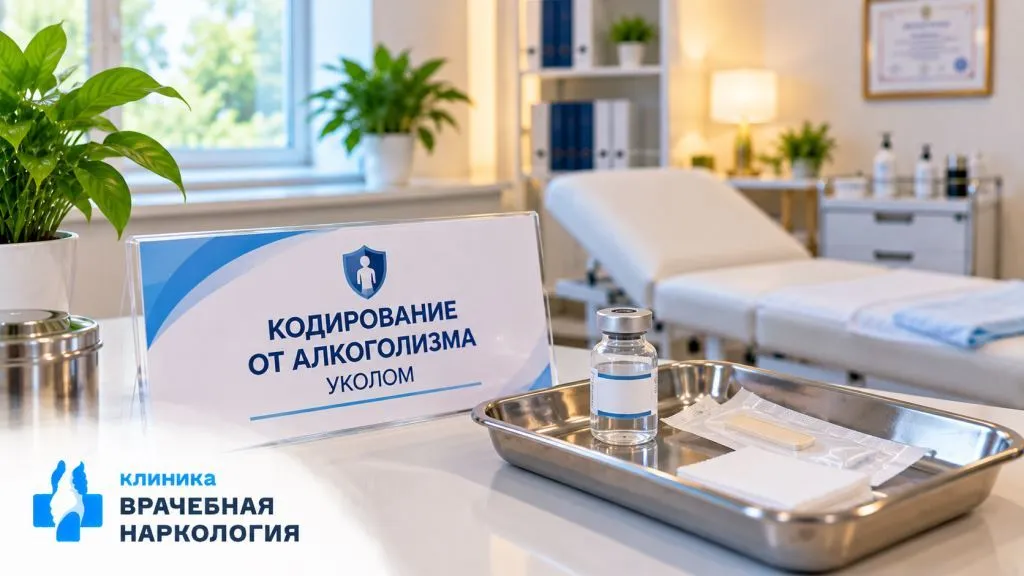 Кодирование от алкоголизма уколом в частной клинике в Тульском